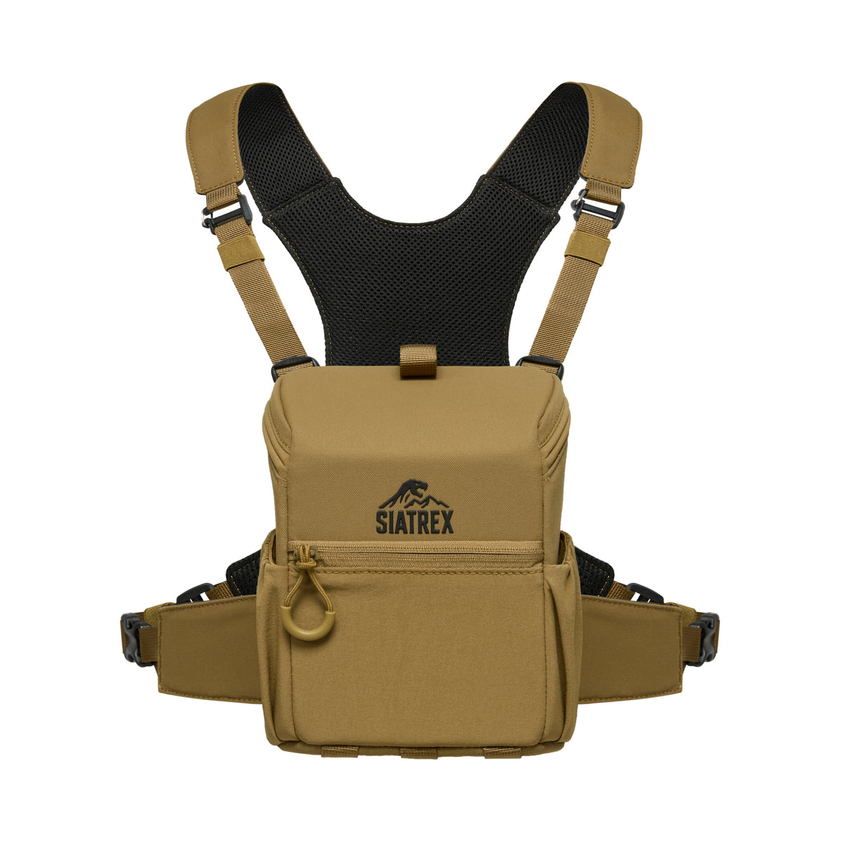 BINO-X Magnetic Closure Binocular Harness - Coyote Brown