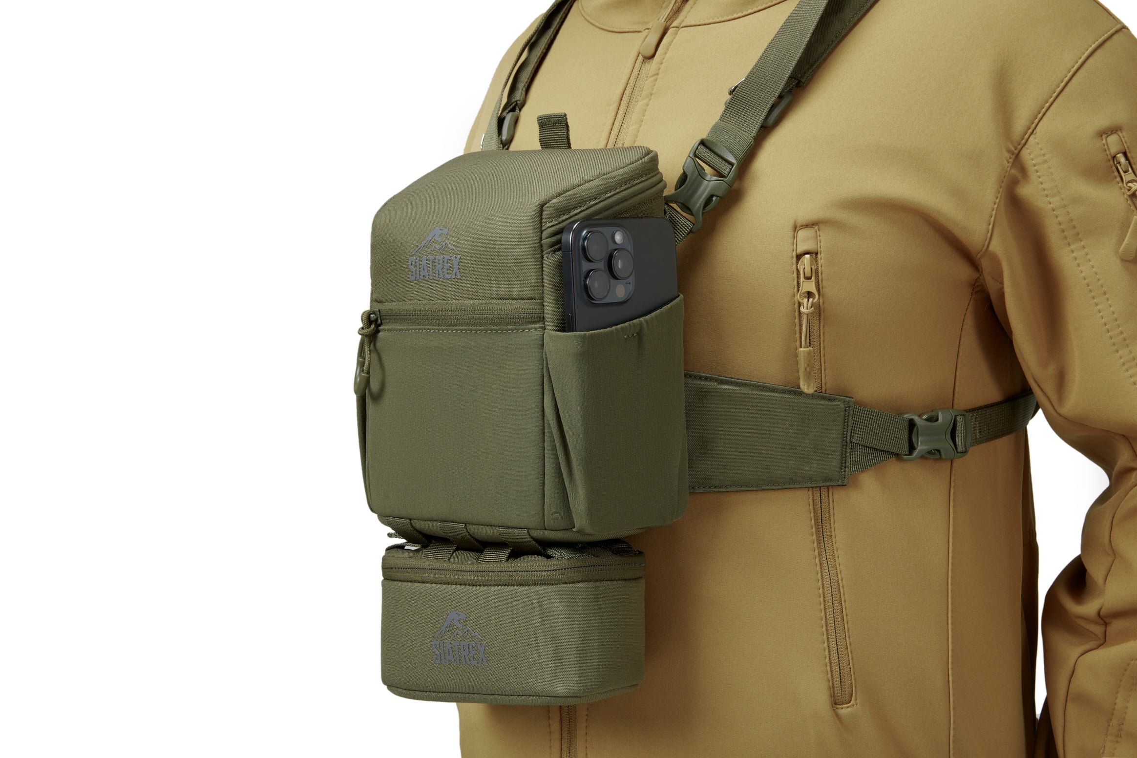 BINO-X Binocular Harness with Bottom Pouch