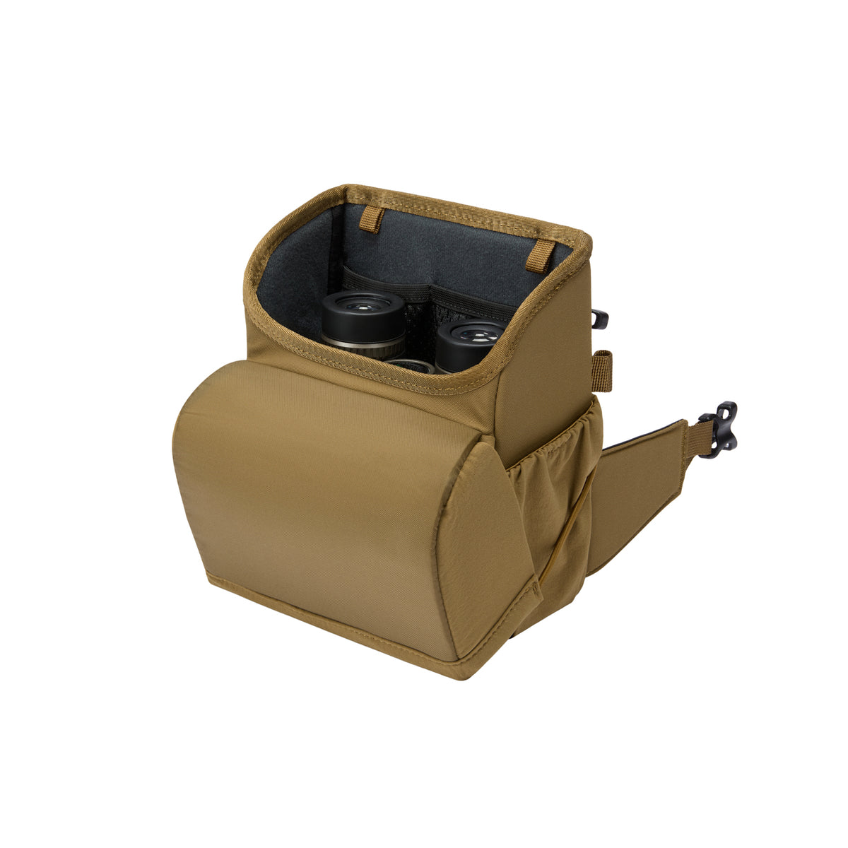 BINO-S Silent Archery Binocular Harness-Coyote Brown