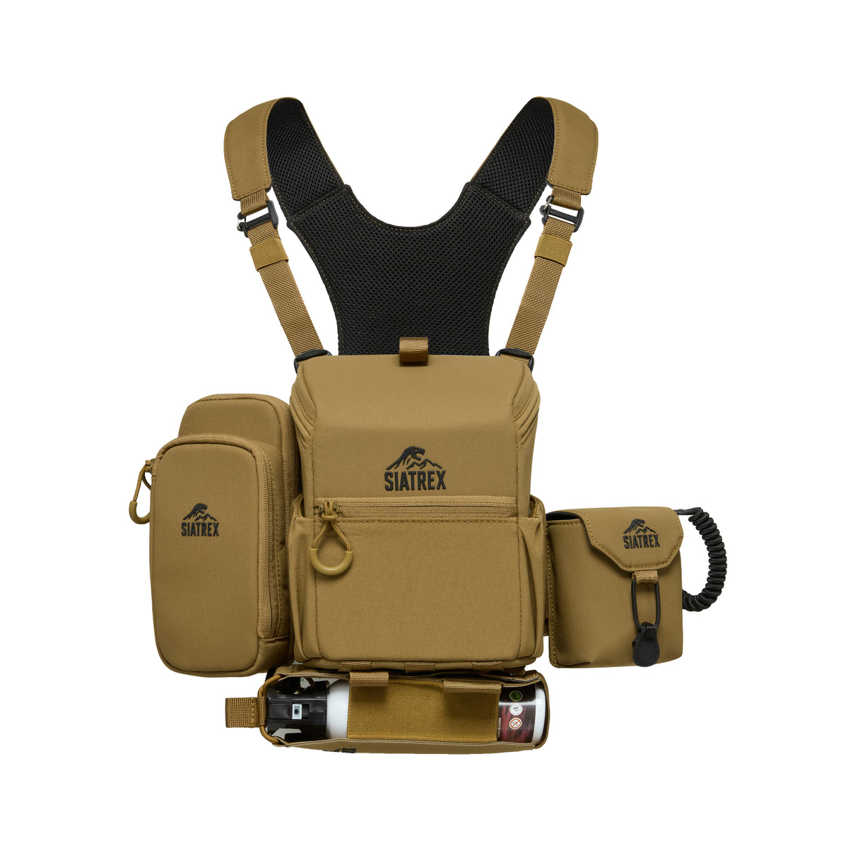 BINO-X 4-in-1 Magnetic Closure Binocular Harness with Bear Spray, Phone & Rangefinder Pouches