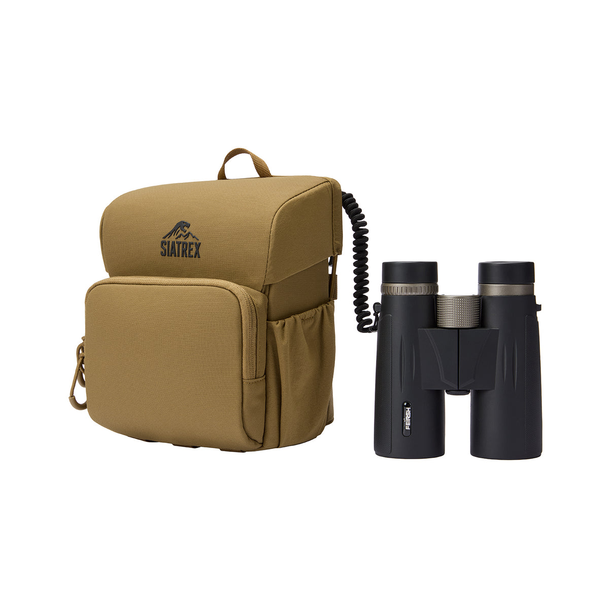 BINO-S Silent Archery Binocular Harness-Coyote Brown