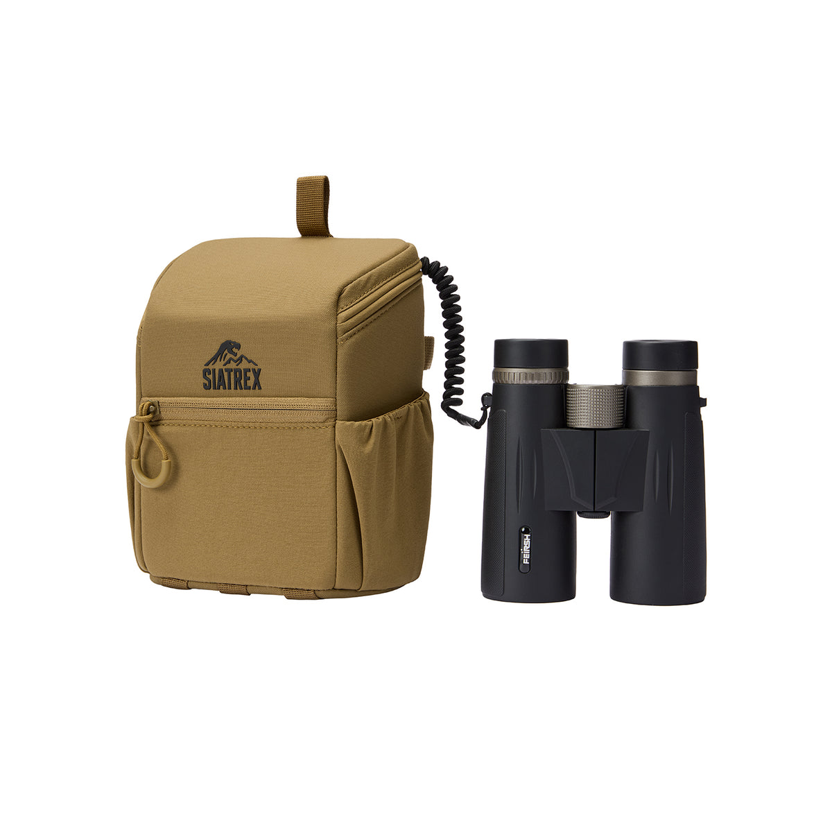 BINO-X Magnetic Closure Binocular Harness - Coyote Brown