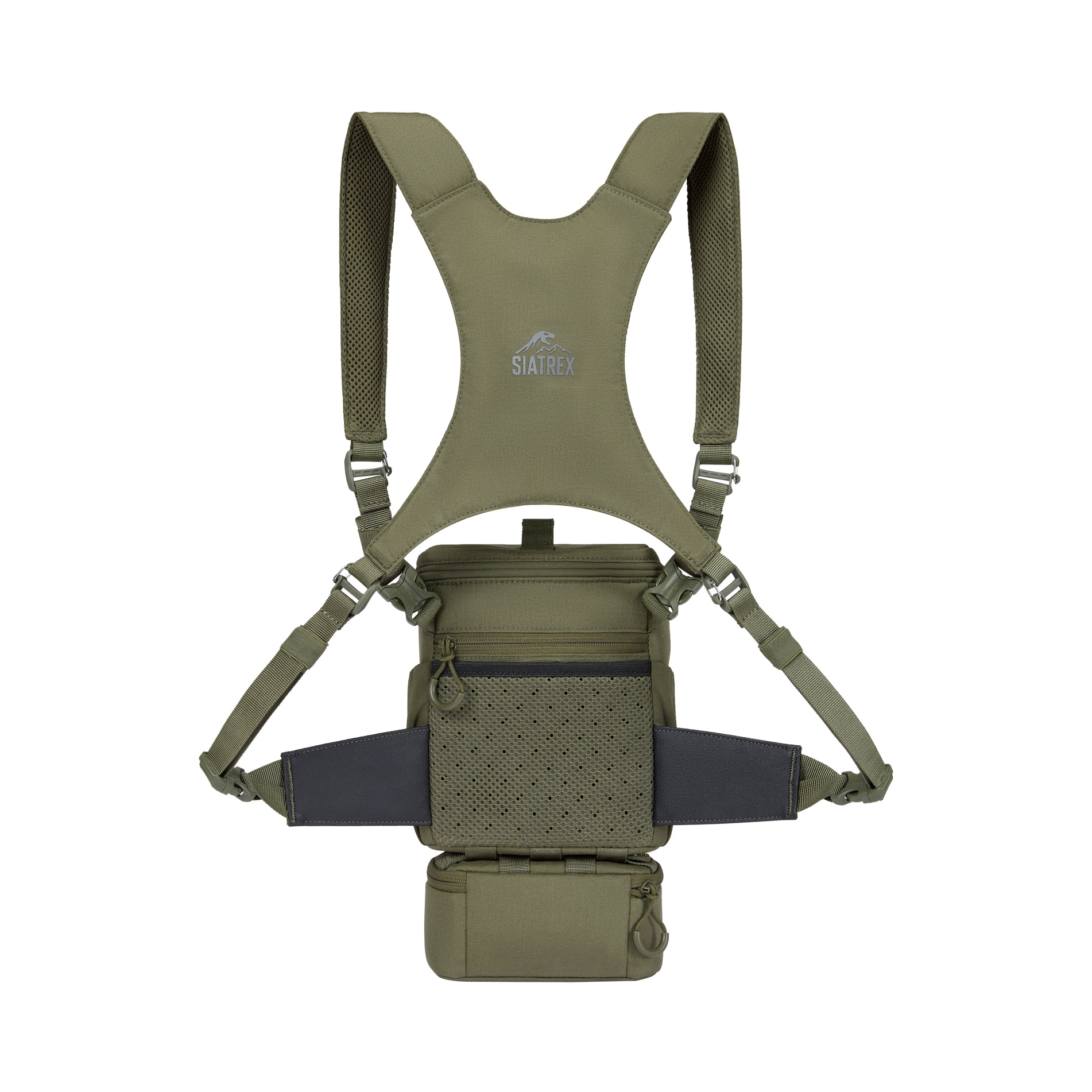 SIATREX BINO-X Binocular Harness with MOLLE Bottom Pouch