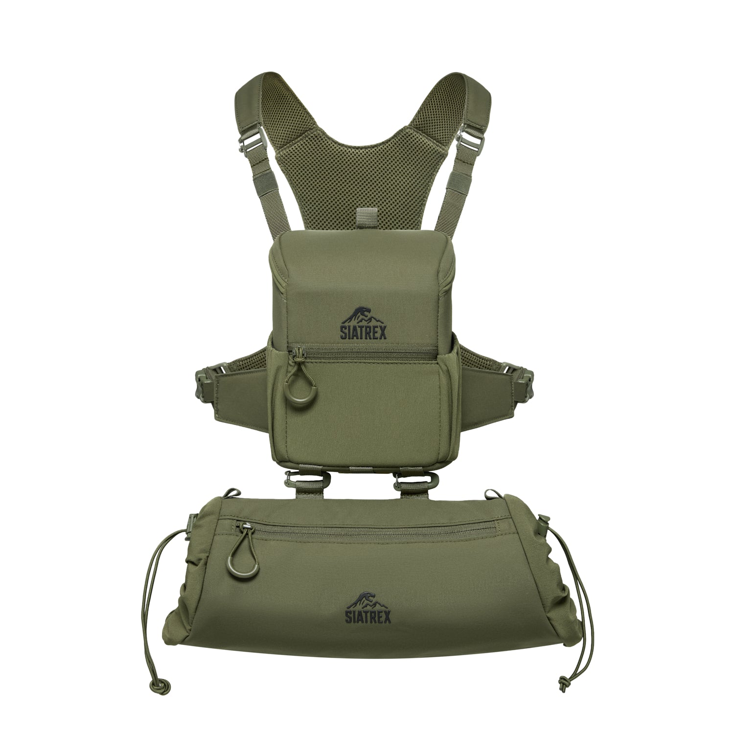 BINO-X 2-in-1 Magnetic Closure Binocular Harness with Hand Warmer Pouch