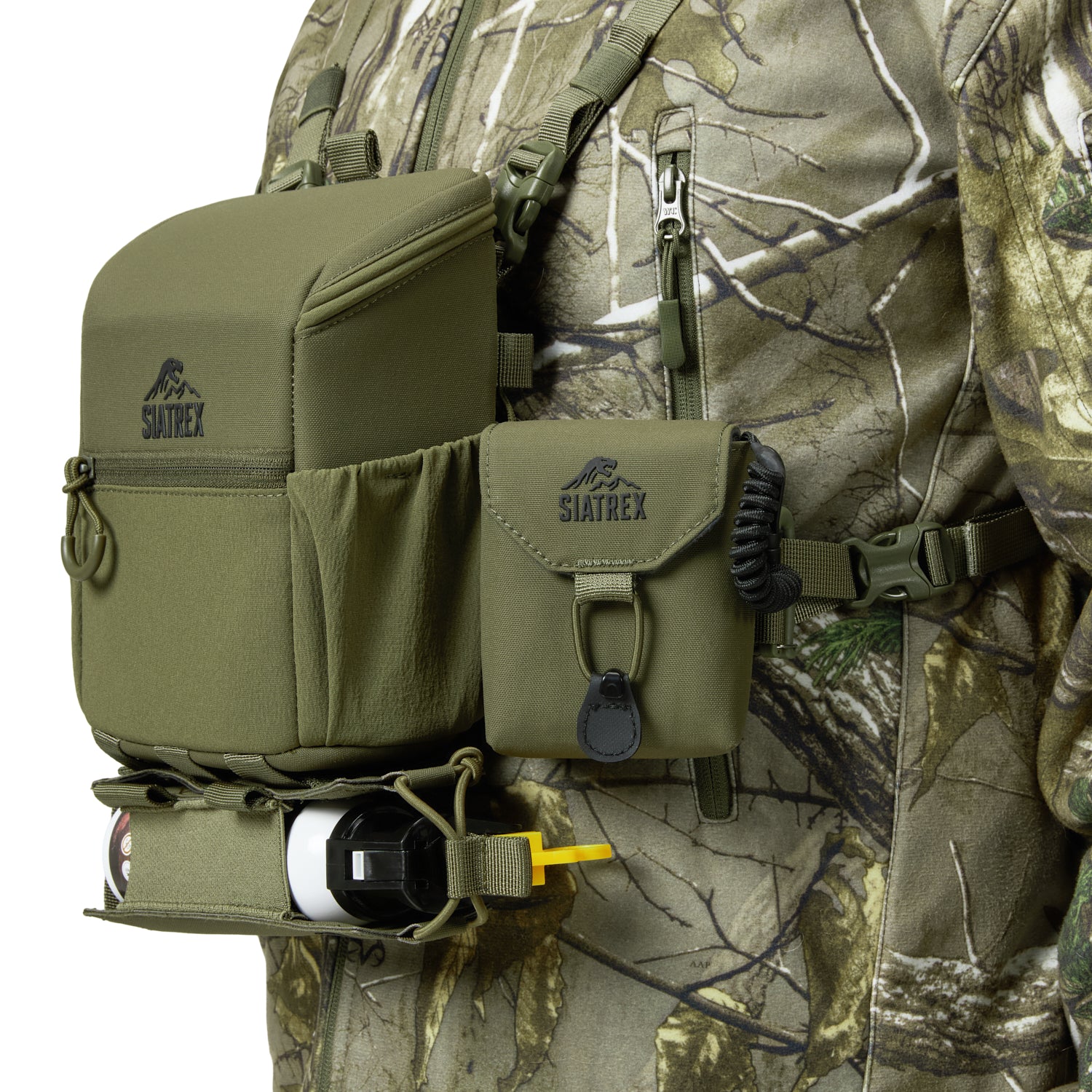 BINO-X 4-in-1 Magnetic Closure Binocular Harness with Bear Spray, Phone & Rangefinder Pouches