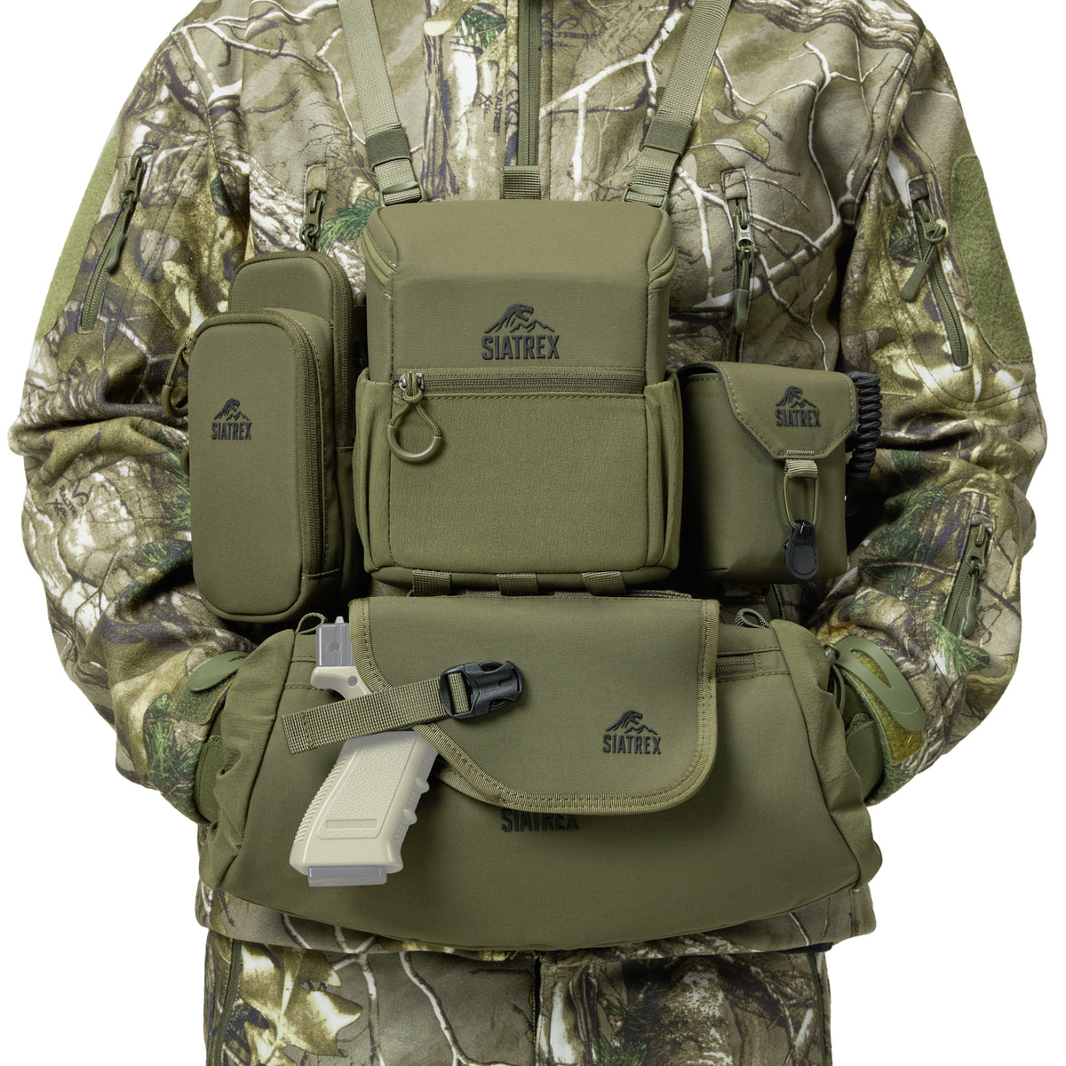 BINO-X 2-in-1 Magnetic Closure Binocular Harness with Concealed Carry Pouch