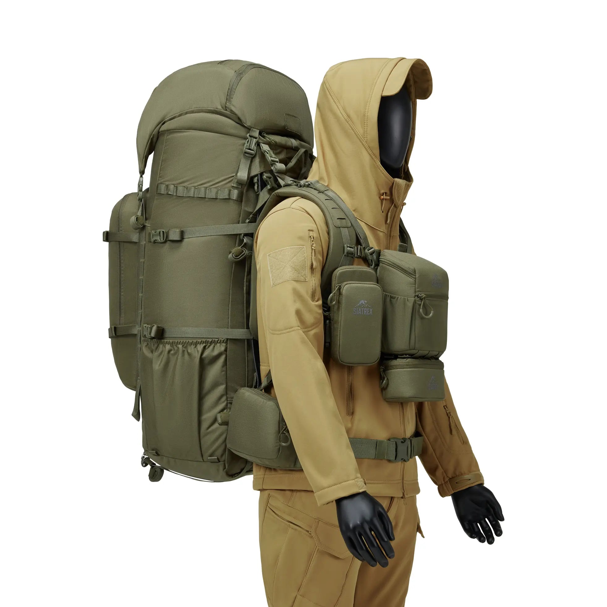 BINO‑X Binocular Harness Pack with Side Pouches