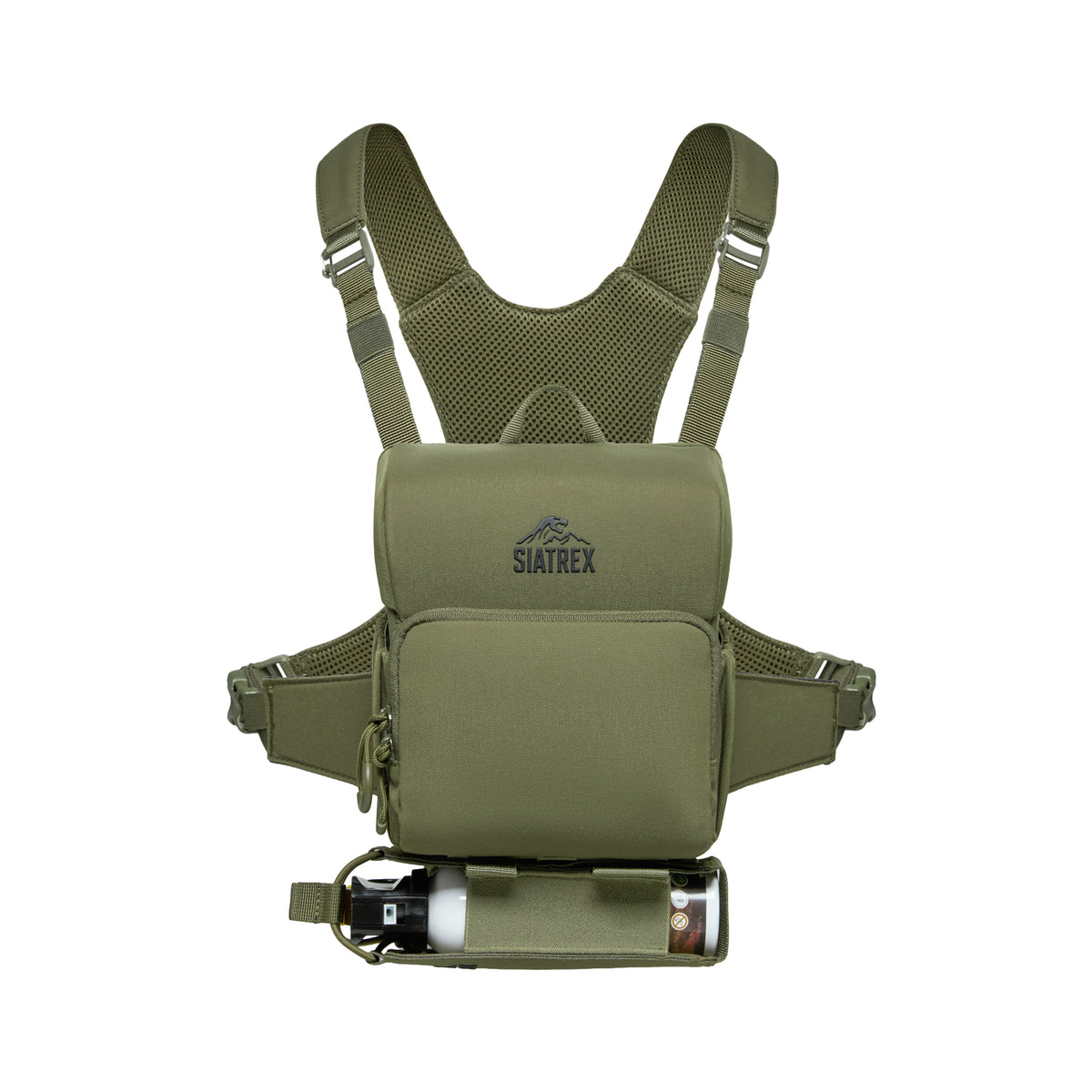 BINO-S 2-in-1 Silent Archery Binocular Harness with Bear Spray Pouch