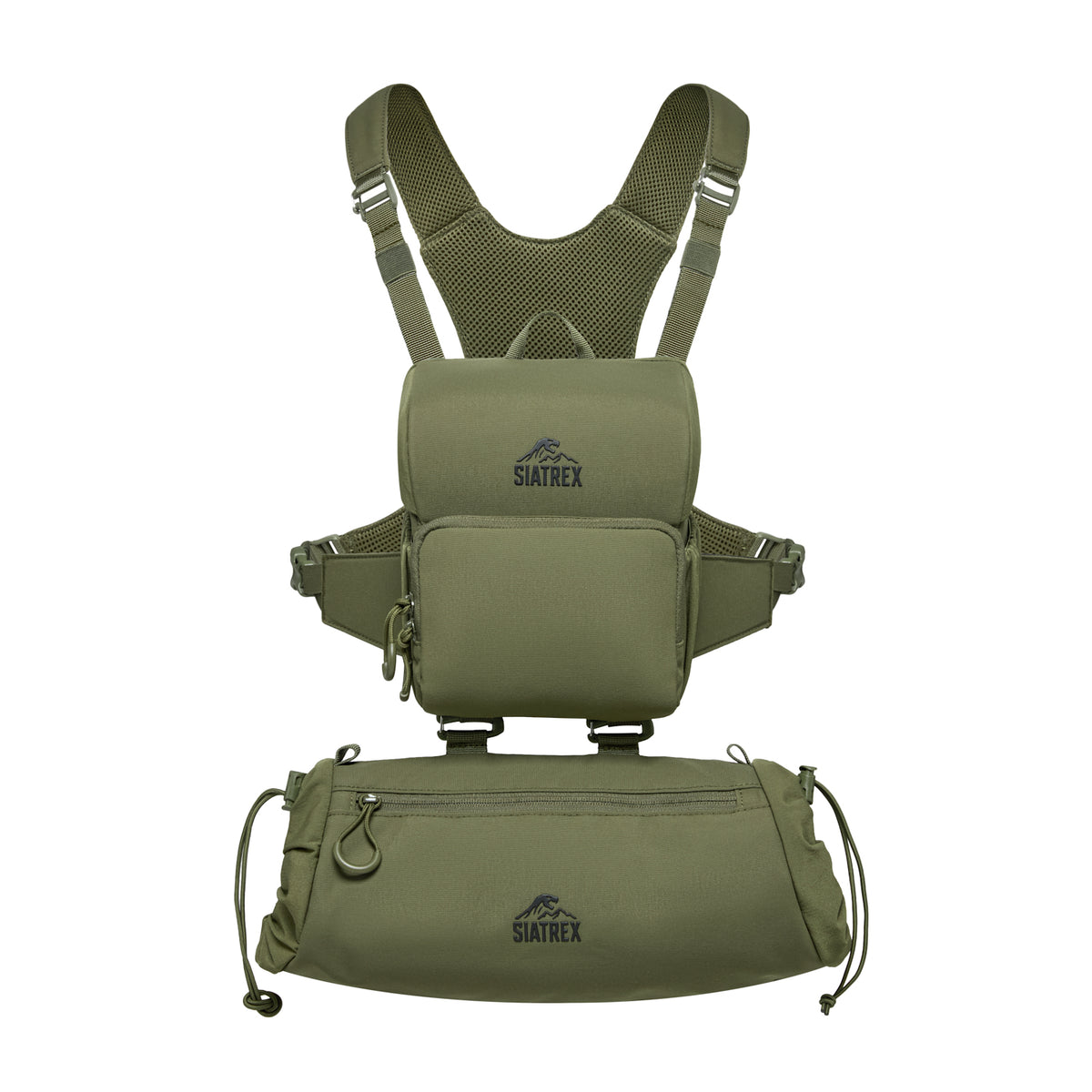 BINO-S 2-in-1 Silent Archery Binocular Harness with Hand Muff